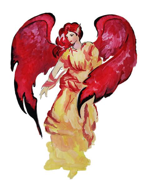 20 Drawing Of The Redhead Angel Illustrations Royalty Free Vector