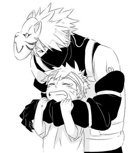 Kakashi Naruto Young Childhood Anbu Mask Bandages Crying Naruto