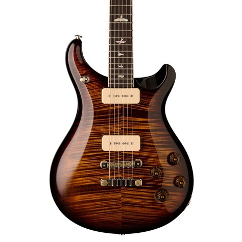 Prs Mccarty 594 Soapbar Carved Flame Maple 10 Top Electric Guitar Black