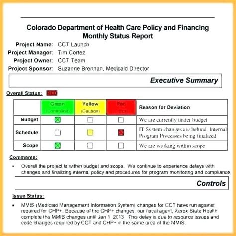 The Colorado Department Of Health Care Policy And Finance Report Is