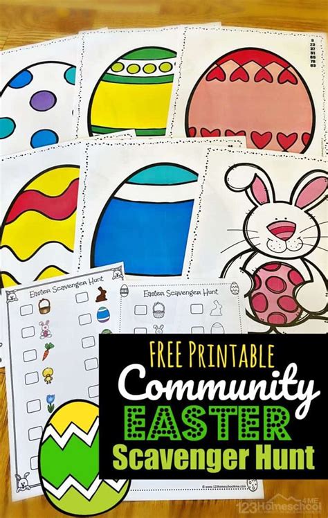 Free Printable Neighborhood Easter Egg Hunt Invitations
