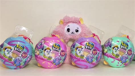 Pikmi Pops Surprise Doughmis Scented Donut Plush Blind Bags Toy Opening
