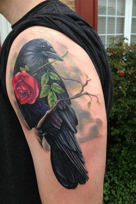 Raven Tattoos For Men Ideas And Inspiration For Guys