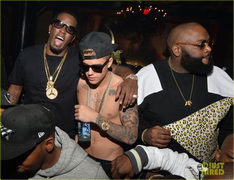 Justin Bieber Hangs Shirtless Parties In Underwear With Sean Diddy