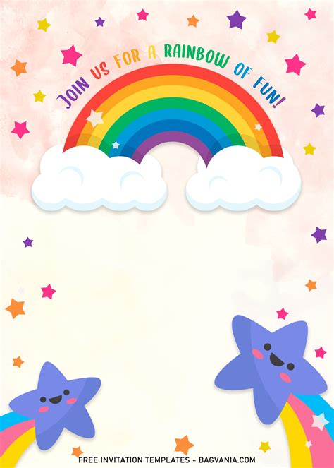 Printable Rainbow Birthday Card Printable Word Searches
