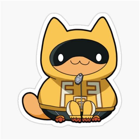 My Hero Academia Fatgum Kitty Sticker For Sale By Laceblack18