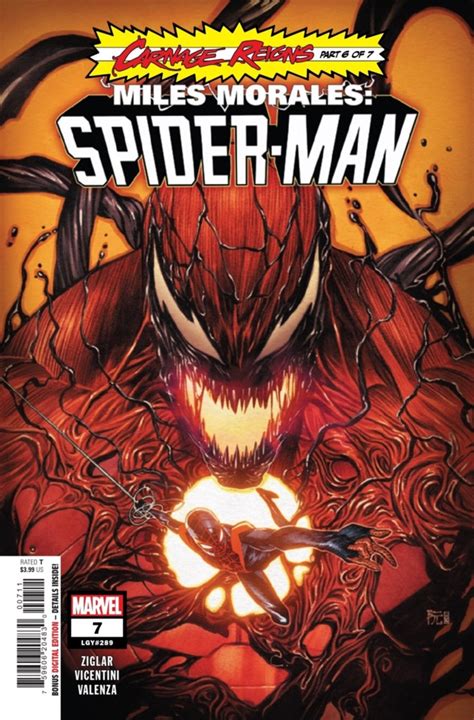 Miles Morales Spider Man 7 Carnage Reigns Part 6 Of 7 Issue