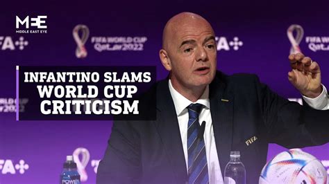 ‘i M Defending Football And Injustice’ Fifa Chief Infantino Hits Out At Qatar World Cup