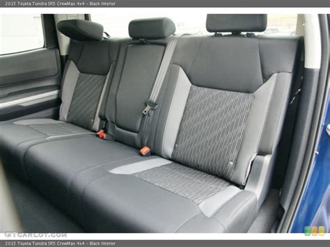 Black Interior Rear Seat For The 2015 Toyota Tundra Sr5 Crewmax 4x4