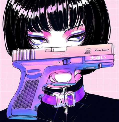 vinne on Twitter | Cyberpunk art, Aesthetic anime, Girls cartoon art