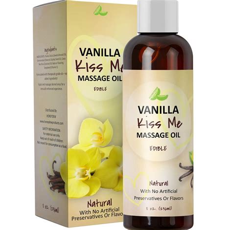 Buy Enticing Vanilla Massage Oil For Couples Massage Oil For Men And Women With Jojoba And