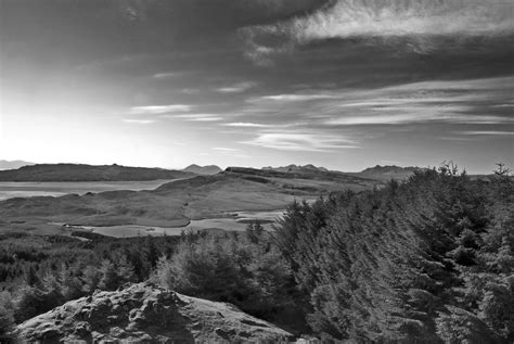 Filebeautiful Landscape In Black And White Scotland