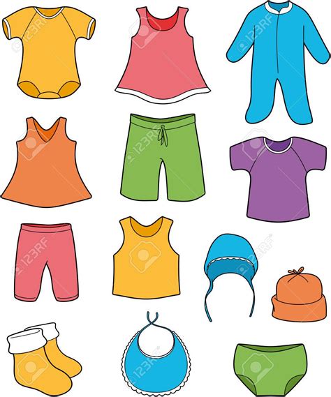 Baby Clothes Vector Clipart 13 Free Cliparts Download Images On