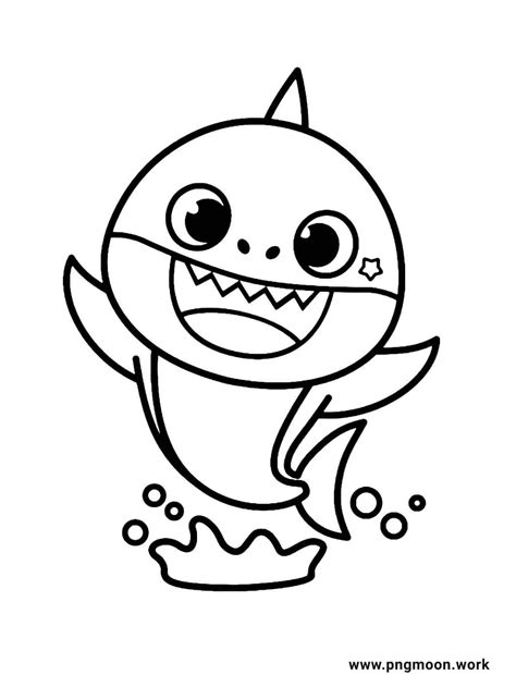 Baby Shark Coloring Pages Artofit