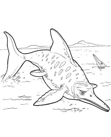 Underwater Dinosaur Coloring Pages Coloring Pages
