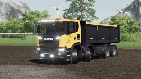 Scania Xt 8x8 Tipper Fs Miner S Orange Edition V10 Fs19 Fs22 Mod