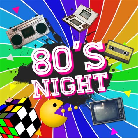 80s Night Template | PosterMyWall