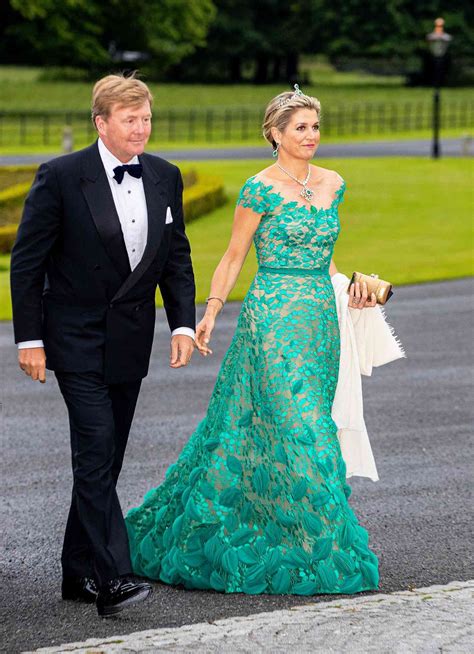 Queen Maxima Wears Emerald Tiara In Ireland