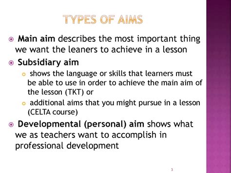 Types Of Aims And Procedure Page Online Presentation