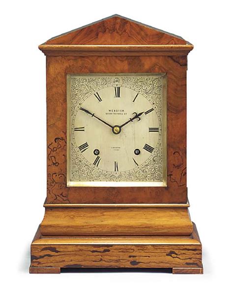 A Walnut Striking Mantel Clock Late 19thearly 20th Century Christies