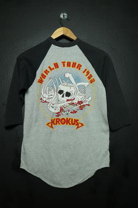 Krokus Eat The Rich 1983 Vintage Tshirt