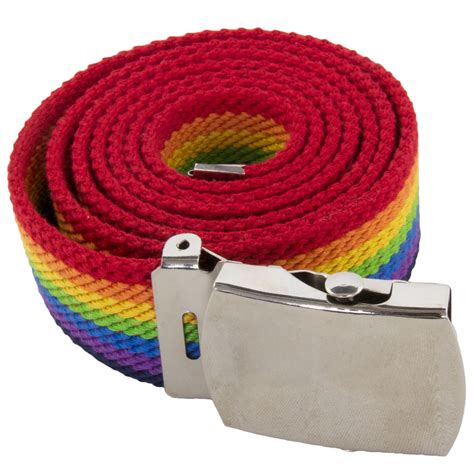 Wholesale Rainbow Belts Bulk Gay Pride Cheap Belts