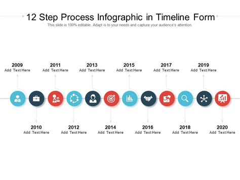 12 Step Process Infographic In Timeline Form Powerpoint Templates