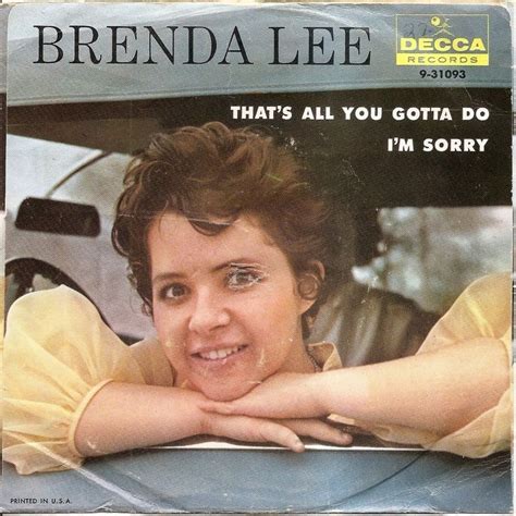 Brenda Lee Songs Top Ten Hits Brenda Lee Brenda Lee Has Recorded 48