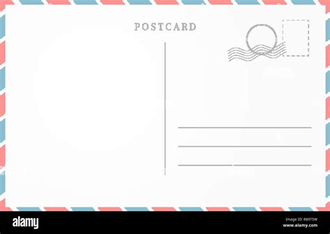 Printable Postcard Template