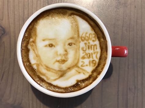 Latte Art Of Portrait Coffee Made By Jimmy Chen Jimstudio