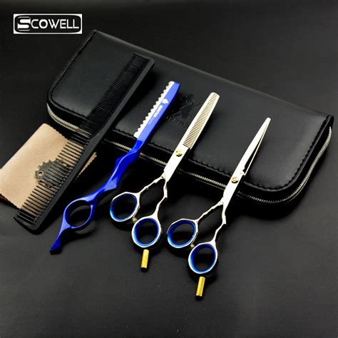Janpan Stainless Steel 440c Barber Scissors Kit For Hairdressing Salons