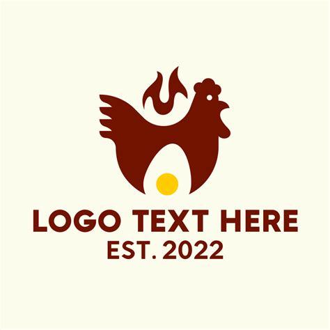 Spicy Chicken Egg Logo Brandcrowd Logo Maker Brandcrowd