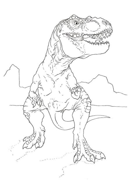 Jurassic Park Ausmalbilder T Rex