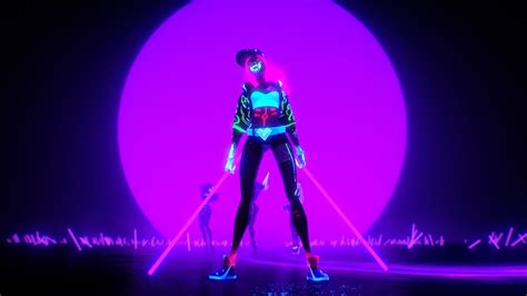 Kda Akali Neon Popstars League Of Legends Lol 4k 26057 League Of