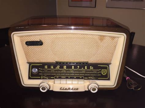 Vintage 1956 German Tube Radio Nordmende Elektra 57 Working