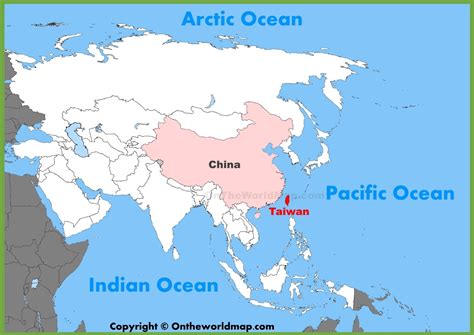 Taiwan Location On World Map The World Map