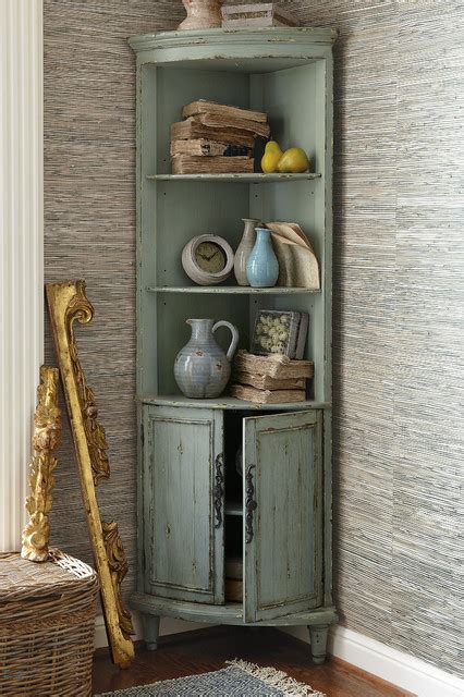 Shopping for the right rustic kitchen cabinets for a log cabin home is not always easy. Maldives Corner Cabinet - Rustic - Kitchen Cabinets ...