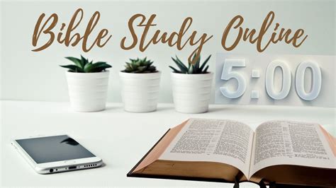Bible Study Online 5 Minute Countdown Bible Study Intro Video Youtube