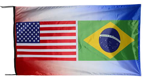 059 Usa Us Country United States Of America And Brazil American