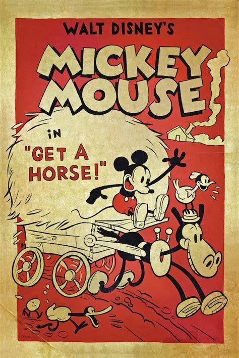 Mickey Mouse Movie Poster Replica 13 X 19 Photo Print Etsy