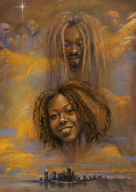 The Faces Of God Pastel By Gary Williams