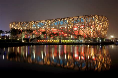 National Stadium China Beijing Wonderful Places Beijing Places