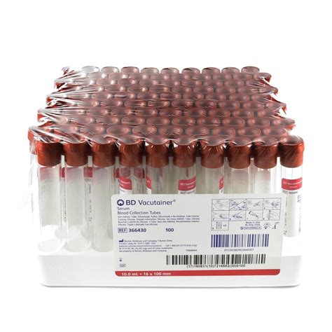 Bd Vacutainer Sst Blood Collection Tubes