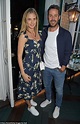 Jamie Redknapp and pregnant Frida Andersson look loved-up at dinner ...