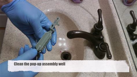 Clearing Bathroom Sink Clog Youtube