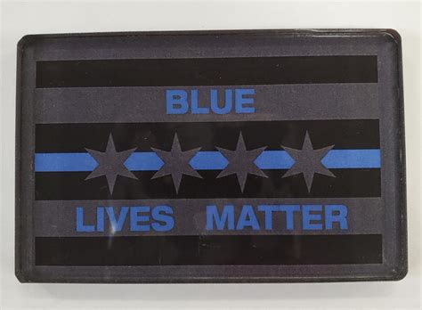 Blue Lives Matter Magnet Chicago Fop