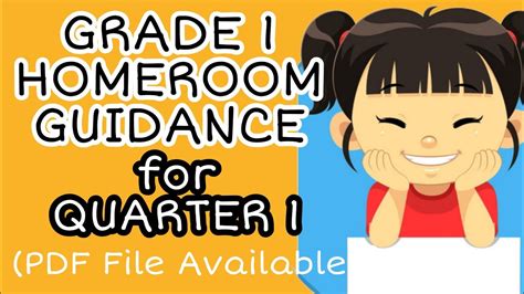 Homeroom Guidance For Grade 1 Quarter 1 Youtube