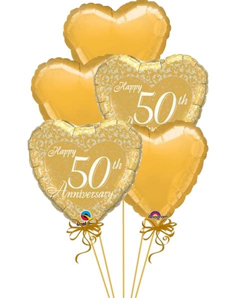 50th Wedding Anniversary Balloons