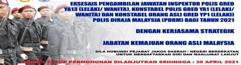 Pengalaman saya sebanyak 2 kali menjalani proses pengambilan calon konstabel polis. E-Pengambilan PDRM Polis Diraja Malaysia 2021. Gaji RM ...