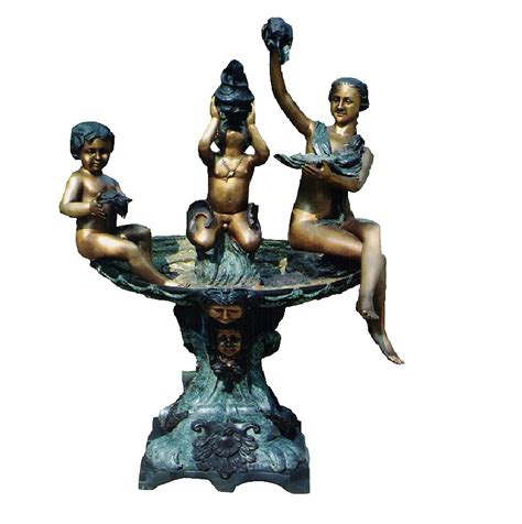 China Good Quality Fountain Casting Metal Sculpture Outdoor Decoration Bronze Nude Lady Water